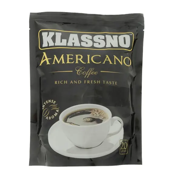 بسته قهوه فوری کلسنو مدل Americano بسته۲۰ عددی