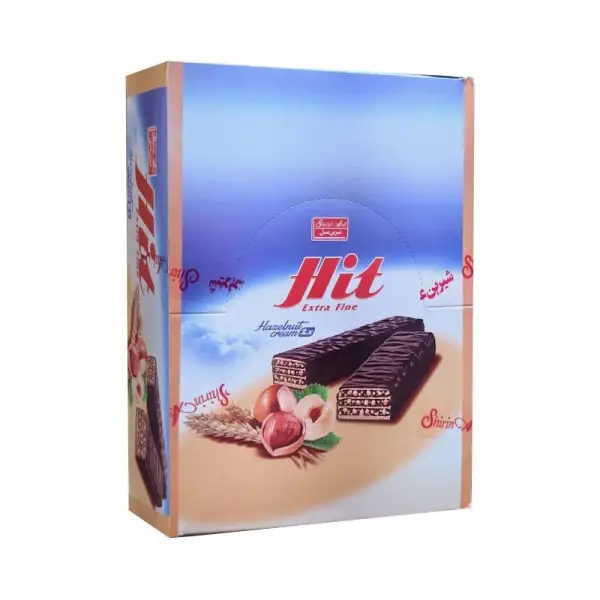 ویفر هیت دو قلو شیرین عسل - ۵۰ گرم بسته ۱۲ عددی